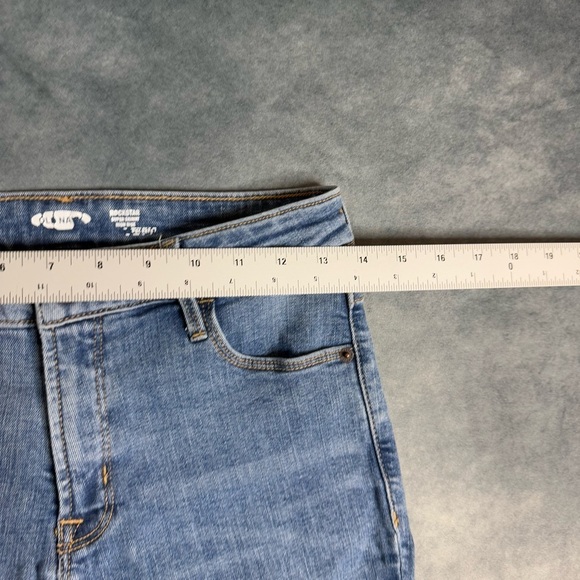 Old Navy Jeans Womens Size 4 Blue Rockstar Super Skinny Mid Rise Inseam 25 - Picture 3 of 13